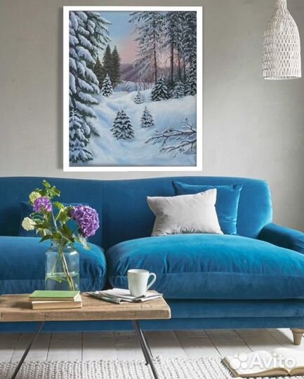 Картина маслом на холсте 