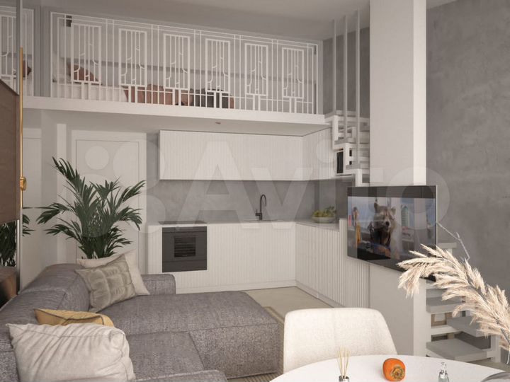 Апартаменты-студия, 26,3 м², 1/3 эт.