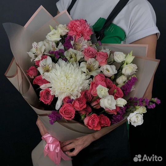 Цветы розы букет