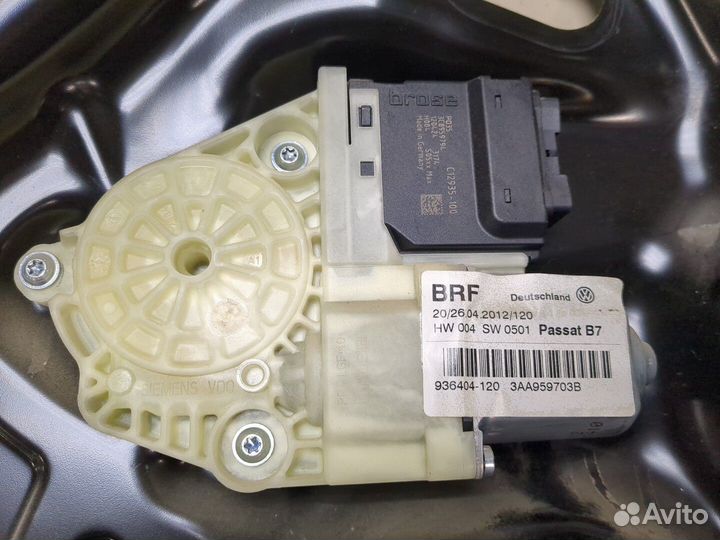 Стеклоподъемник электрический Volkswagen Passat 7