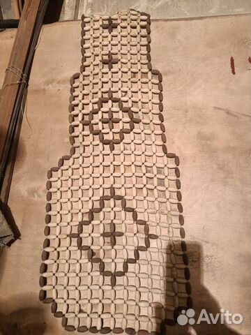 Накидка на сиденье массажная деревянная