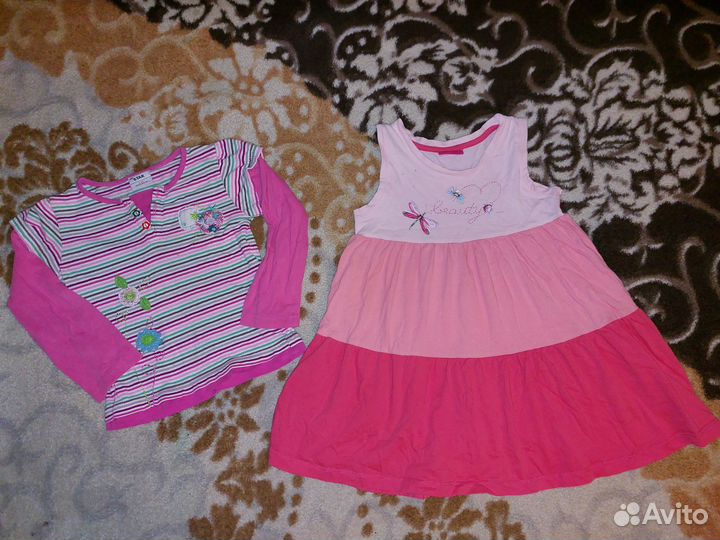Вещи пакетом на девочку 98-104