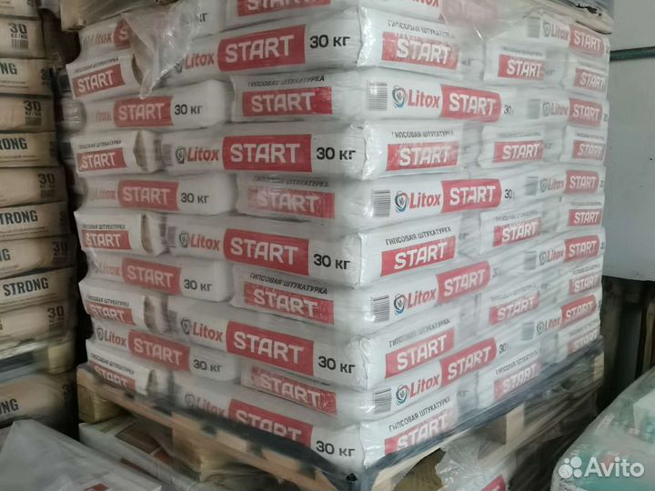 Гипсовая штукатурка старт литокс 30кг