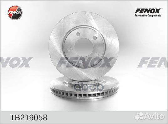 Диск торм. TB219058 fenox