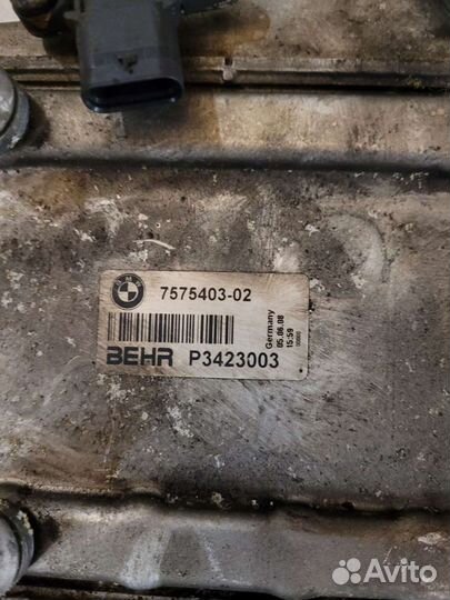 Мокрый интеркулер bmw 5.0 7575403-02