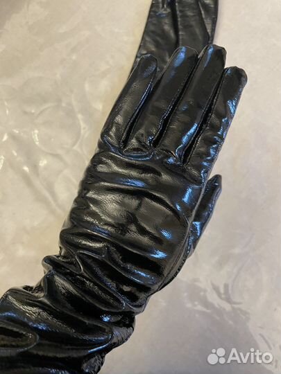 Перчатки жен 7-7,5 идеальное состояние натур кожа