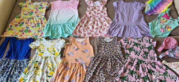 Вещи на девочку пакетом 104 110