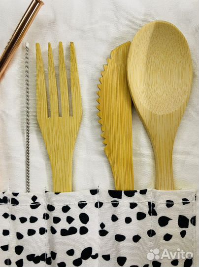 Экологичный набор многоразовых приборов Hali Hali