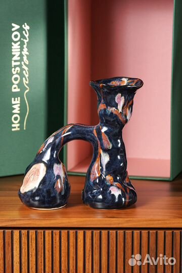 Подсвечник керамический интерьерный