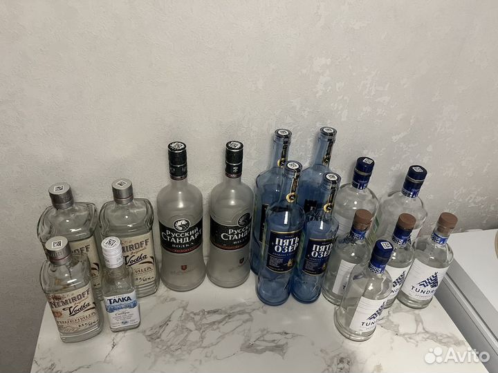 Бутылки из под алкоголя