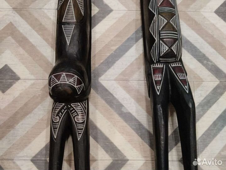 Статуи Африка (дерево) 1метр