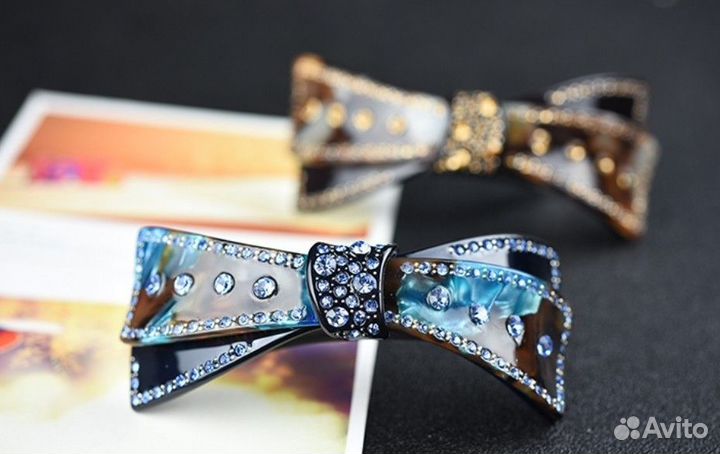 Заколка автомат большая