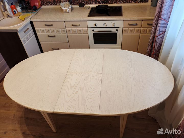 Стол кухонный круглый раскладной бу