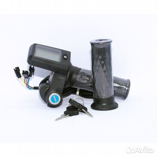 Ручка газа с дисплеем и замком зажигания 48v - 60v