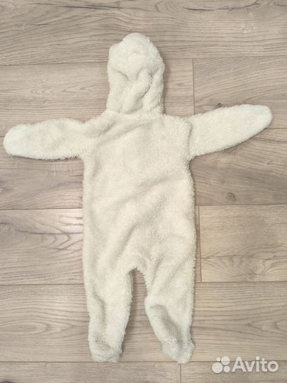 Утеплённый комбинезон мишка с ушками 74-80