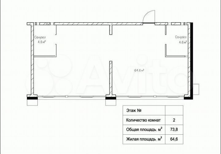 3-к. квартира, 74 м², 11/25 эт.