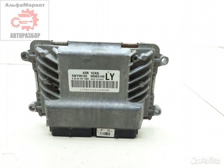 Блок управления двигателем Chevrolet Aveo T250 200