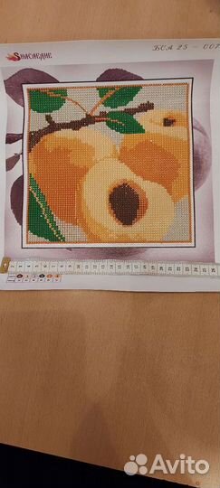 Картина абрикосы(алмазная мозаика)