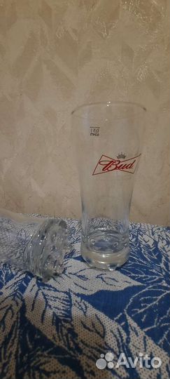 Стакан для пива Bud 2шт