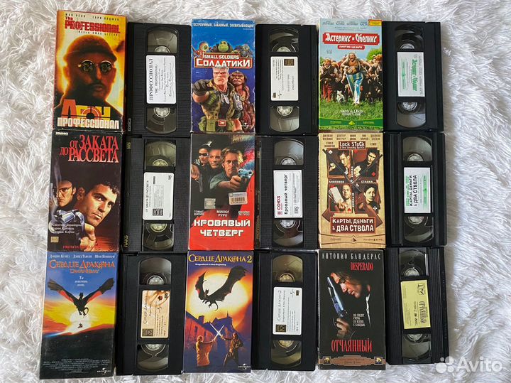 Видеокассеты VHS Hi-fi Лицензия