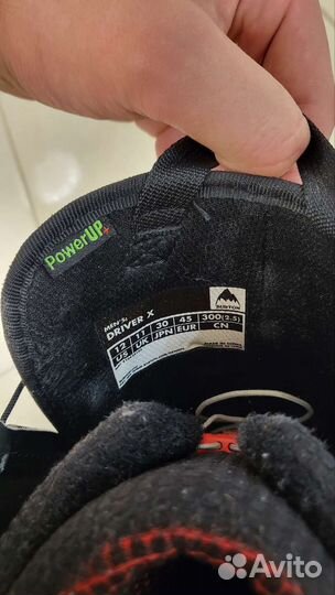 Сноубордические ботинки burton driver x (45 р-р)