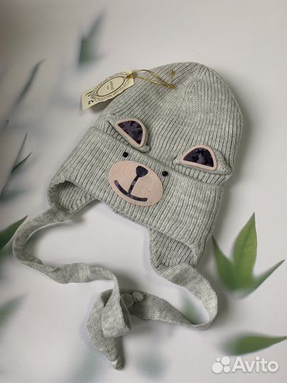 Детская шапка с мордочкой