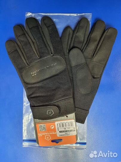 Перчатки Duty Mechanic Gloves pentagon Black size9
