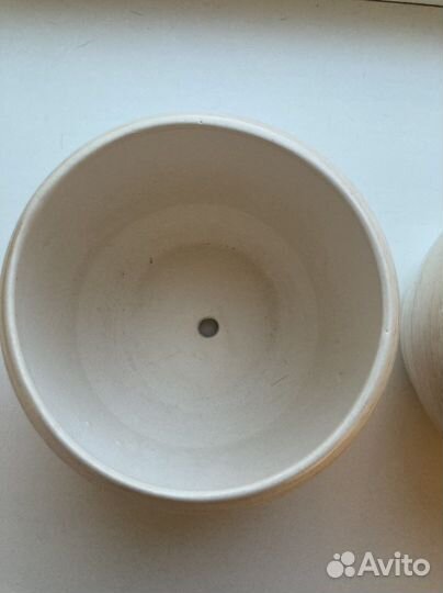 Горшок керамический новый 3 шт