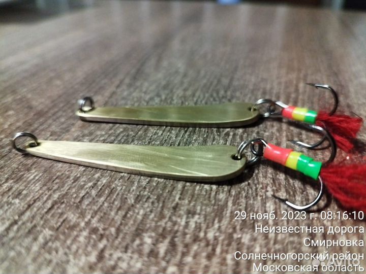 Зимние блесны на судака и щуку