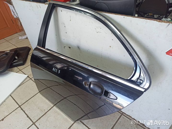 Дверь задняя левая honda accord 7 2003-2008 седан