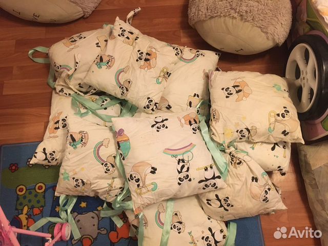 Бортики в детскую кроватку