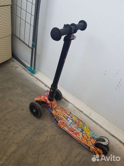 Самокат детский трехколесный бу