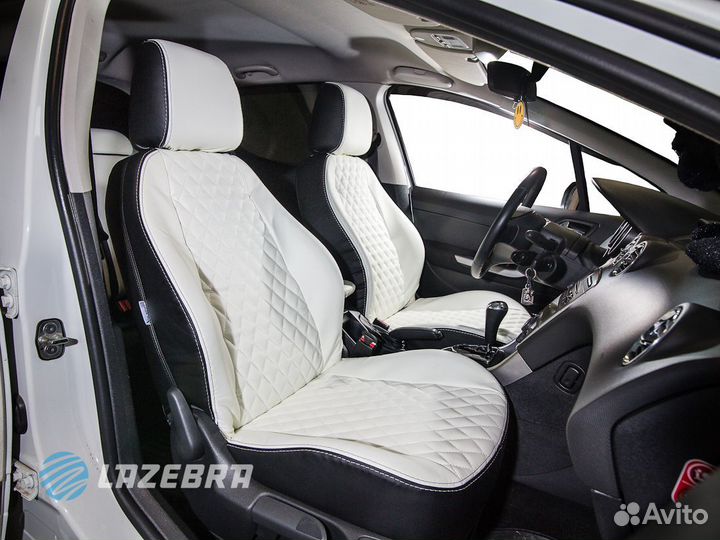 Чехлы из экокожи для Peugeot 107