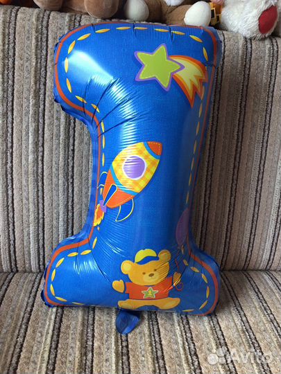 Праздничный шарик из фольги для малыша