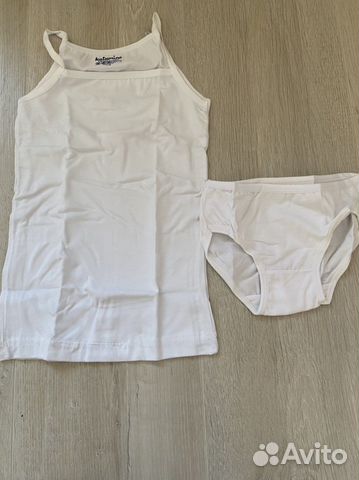 Комплект трусы и 2 майки на 1-2 года