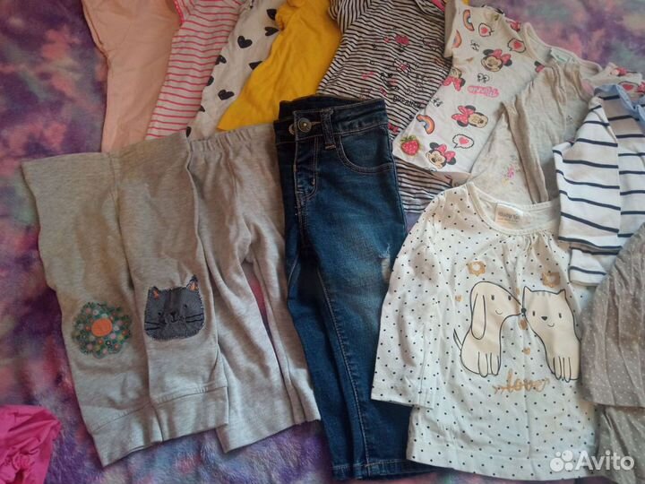 Вещи на девочку пакетом 74-80