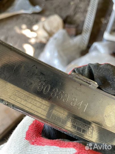 Накладка бампера задняя левая Volkswagen Touareg