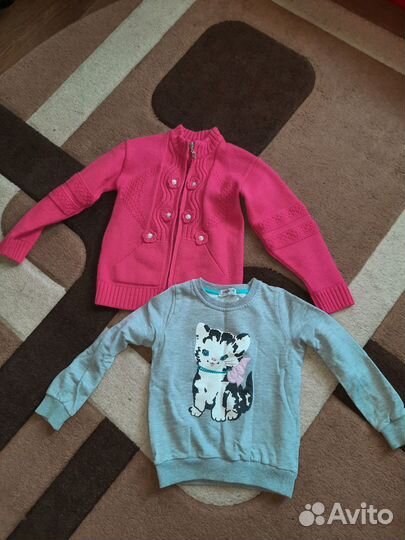 Вещи для девочки пакетом 116-128