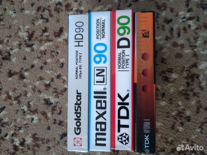 Аудиокассеты TDK,Maxell,Goldstar. Цена за всё
