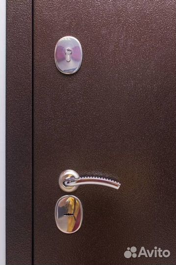 Дверь Marcus Комета медь черное стекло, Сандал бел