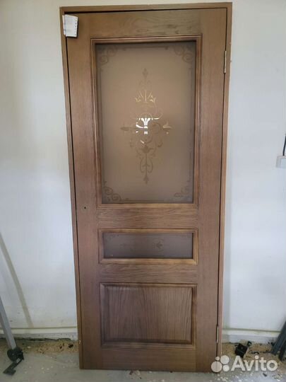Межкомнатные двери бу натуральный шпон дуба