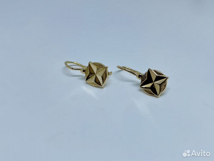 Золотые серьги СССР