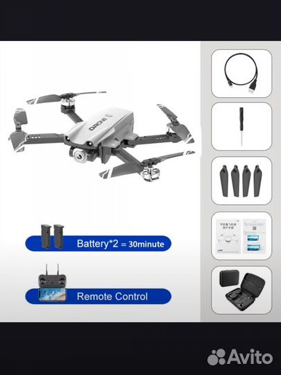 Квадрокоптер с камерой hd 4k для взрослых и детей