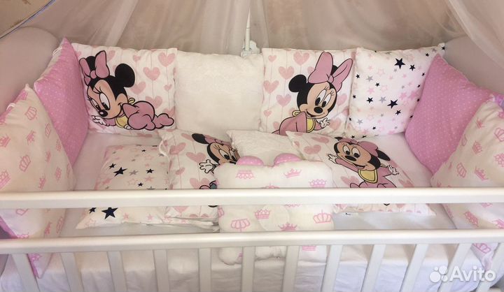 Комплект бортиков для новорожденного