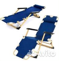 Кресло шезлонг с матрасом