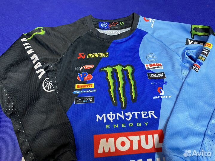 Костюм для мотокросса и эндуро yamaha детский