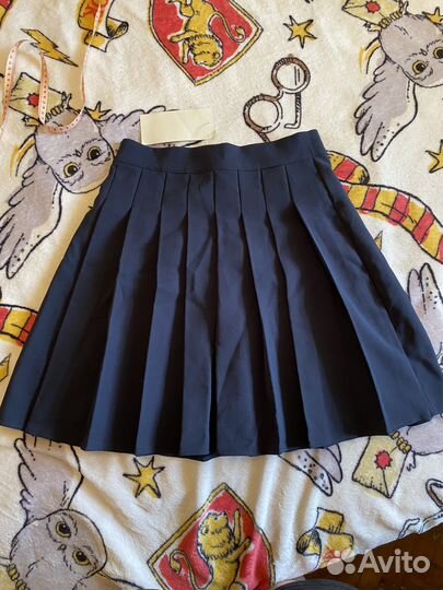 Мини-юбка в складку y2k