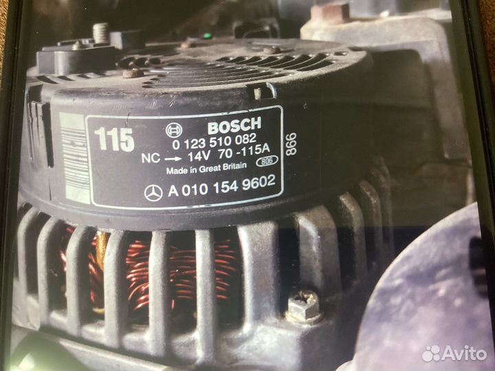 Генератор на mercedes vito 638