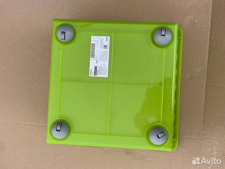 Контейнер на колесах Вессла. Зеленый. Новый IKEA