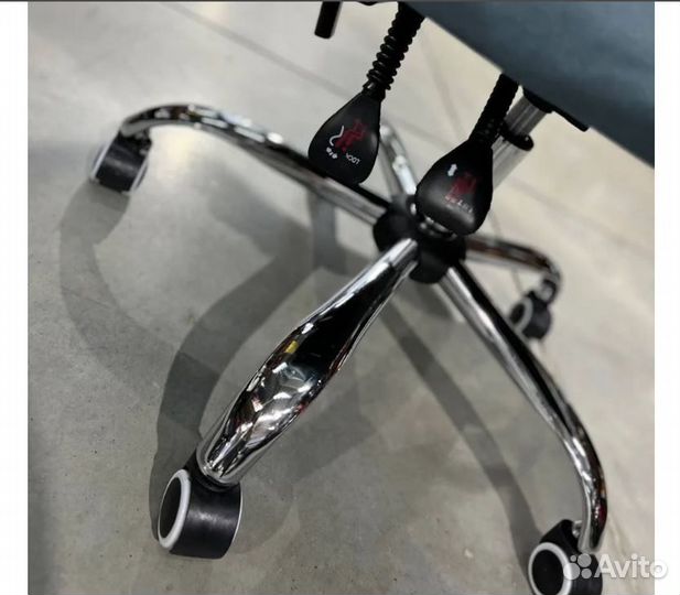 Кресло игровое компьютерное 308 синий - ткань